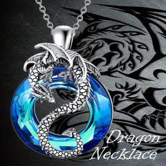 Dragon Scale Pendant Necklace Retro Style Gift for Men & Women