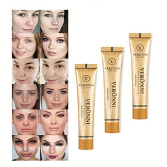 Liquid Concealer Cream for Full Coverage and Smooth Moisturizing