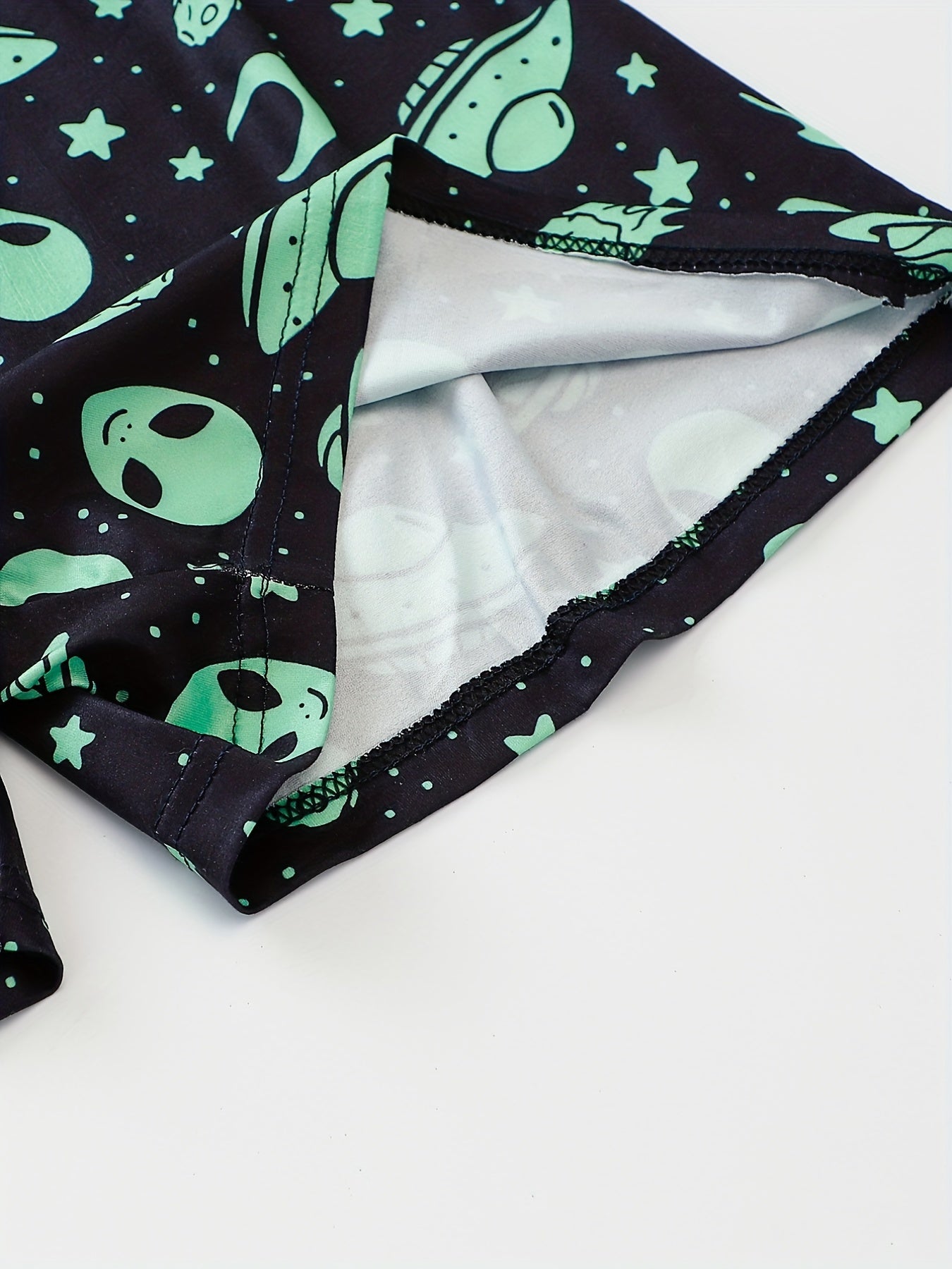 Alien Pajama Set Crew Neck Tank Top & Shorts
