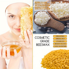 100% Organic Yellow Beeswax Granules for DIY Candles