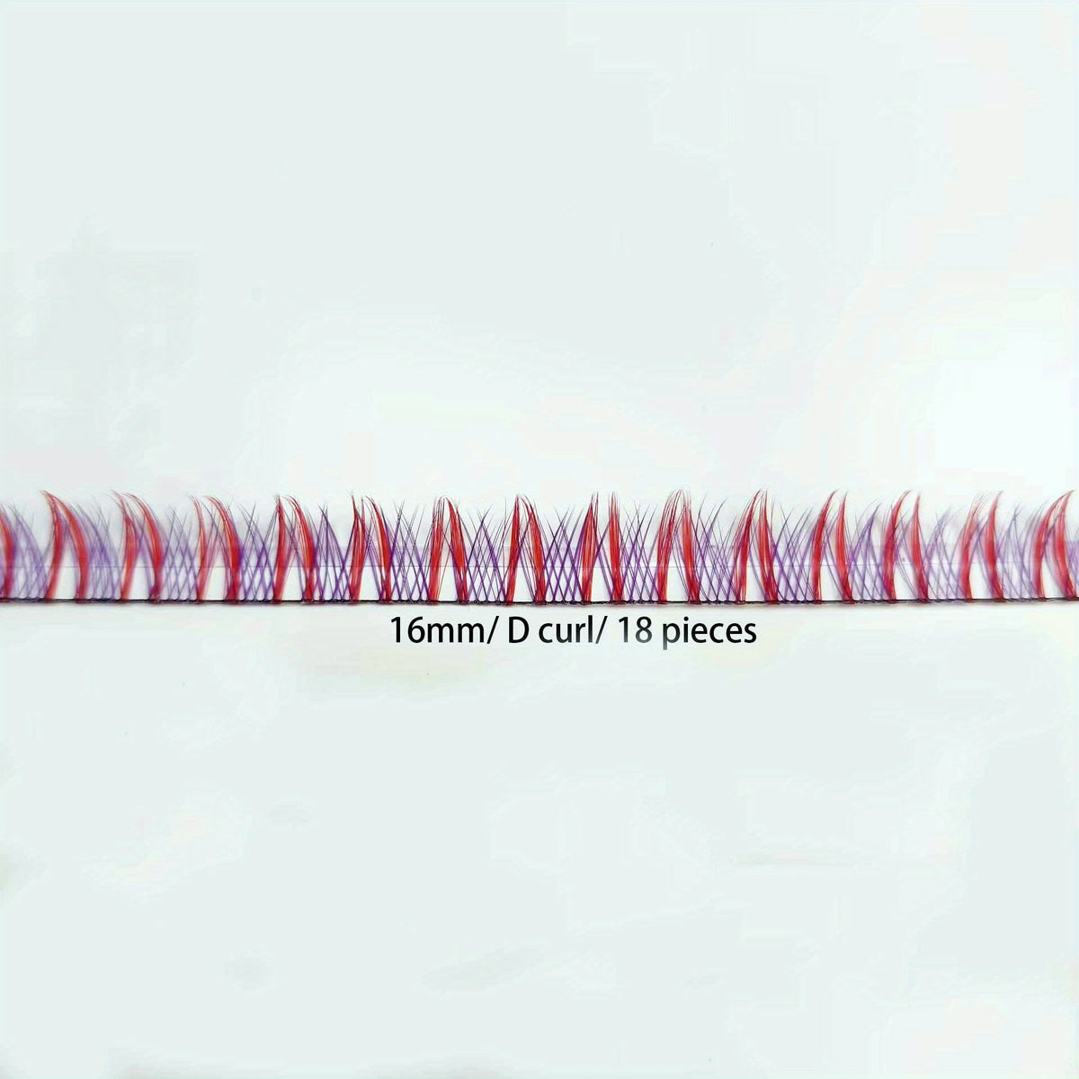 Pink DIY Cluster Lashes Eyelashes Band Extension 14 Pcs