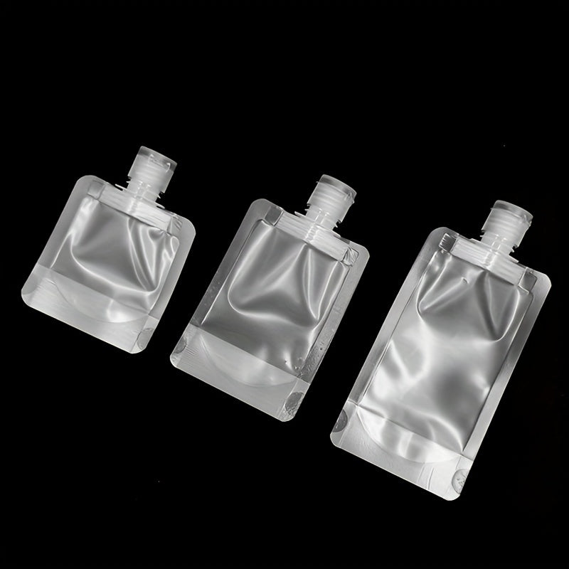 5pcs 30 50 100ml Transparent Refillable Bags Travel Set