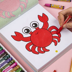 160-Page Kids' Coloring Book with Animal Illustrations & More