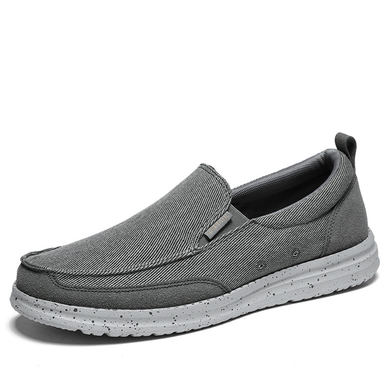 Men's Canvas Loafer Shoes Casual Slip On Lightweight Walking Sneakers