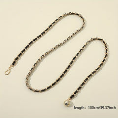 Adjustable Braided Waist Chain Ball Pendant Belly Chain Decorative Dress Girdle