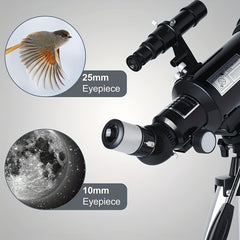 120X Astronomical Telescope HD Imaging 400mm Focal Length for Stargazing