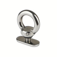 4 Pack Stainless Steel Track Mount Tie Down Eyelets Boat Bungee Cord Holders