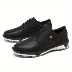 Men's Detachable 9 Spikes Golf Shoes Non Slip Lace Up Sneakers