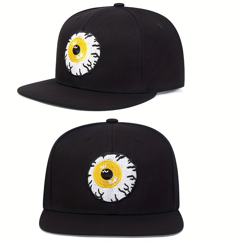 Hip Hop Flat Brim Hat Baseball Cap for Men Women