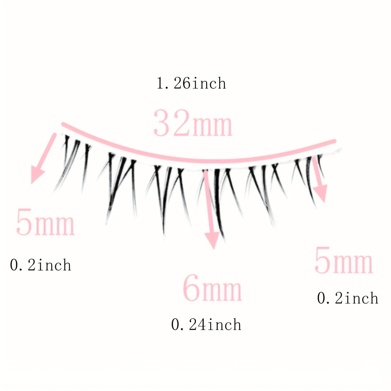 5 Pairs Wispy Lower Lashes False Eyelashes