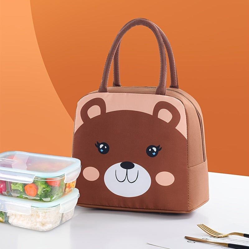 Cartoon Lunch Box Handbag for Primary School Students