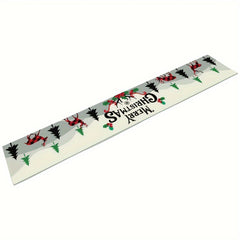 Christmas Linen Table Mat Runner for Indoor/Outdoor Decoration