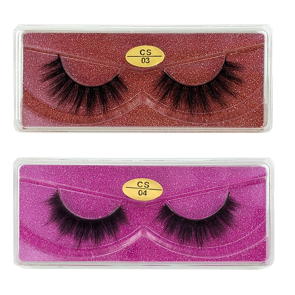 Soft & Thick 3D Mink Lashes Bulk Pack - Natural & Fluffy Look