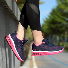 Women's Air Cushion Sole Running Shoes Breathable Sneakers