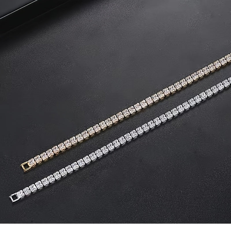 Single Row Zircon Holiday Style Women's Jewelry