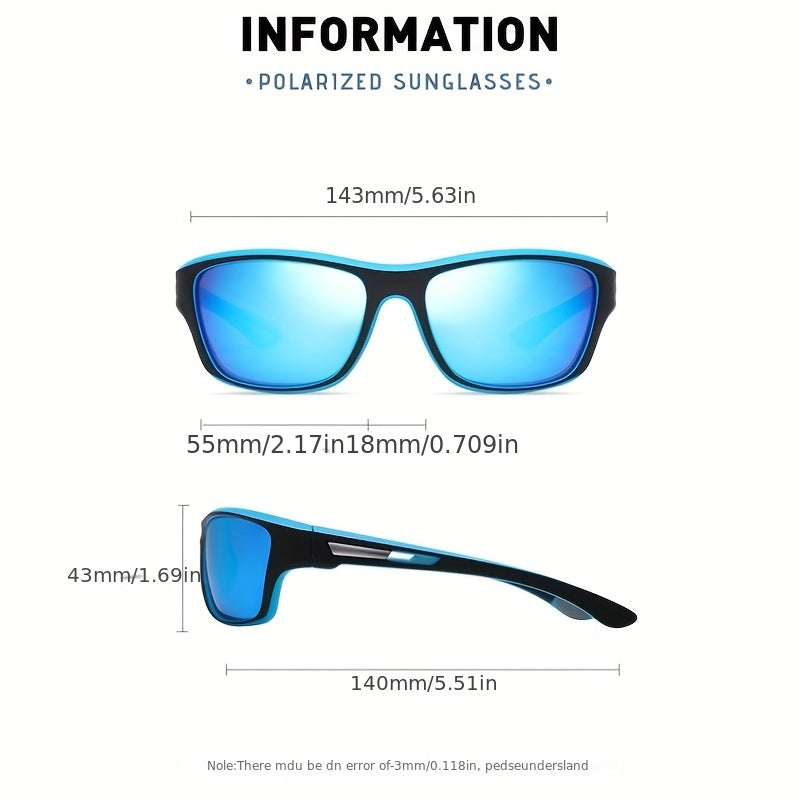 Polarized Sports Sunglasses For Men Driving Cycling Fishing UV Protection