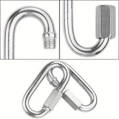 2 Pack Heavy Duty Carabiner Keychains for Outdoor Activities