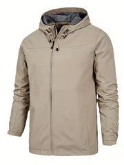 Men's Lightweight Waterproof Windbreaker Jacket Coat for Spring Autumn
