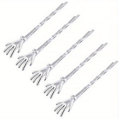 Metal Hair Pin Claw Decor Hairpin for Hair Bang Braids, Punk Hair Clip for Party