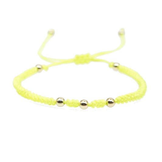 Golden Bead Bracelet For Women Ball Bracelet
