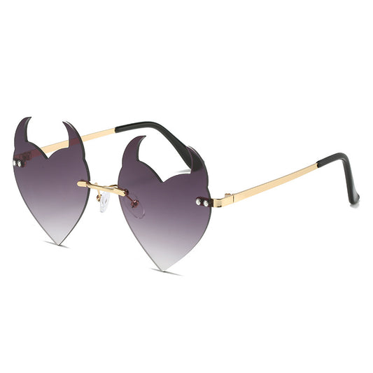 Abnormal Party Rimless Sunglasses for Women