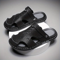 Men's Hollow Out Sandals Non Slip Closed Toe Shoes