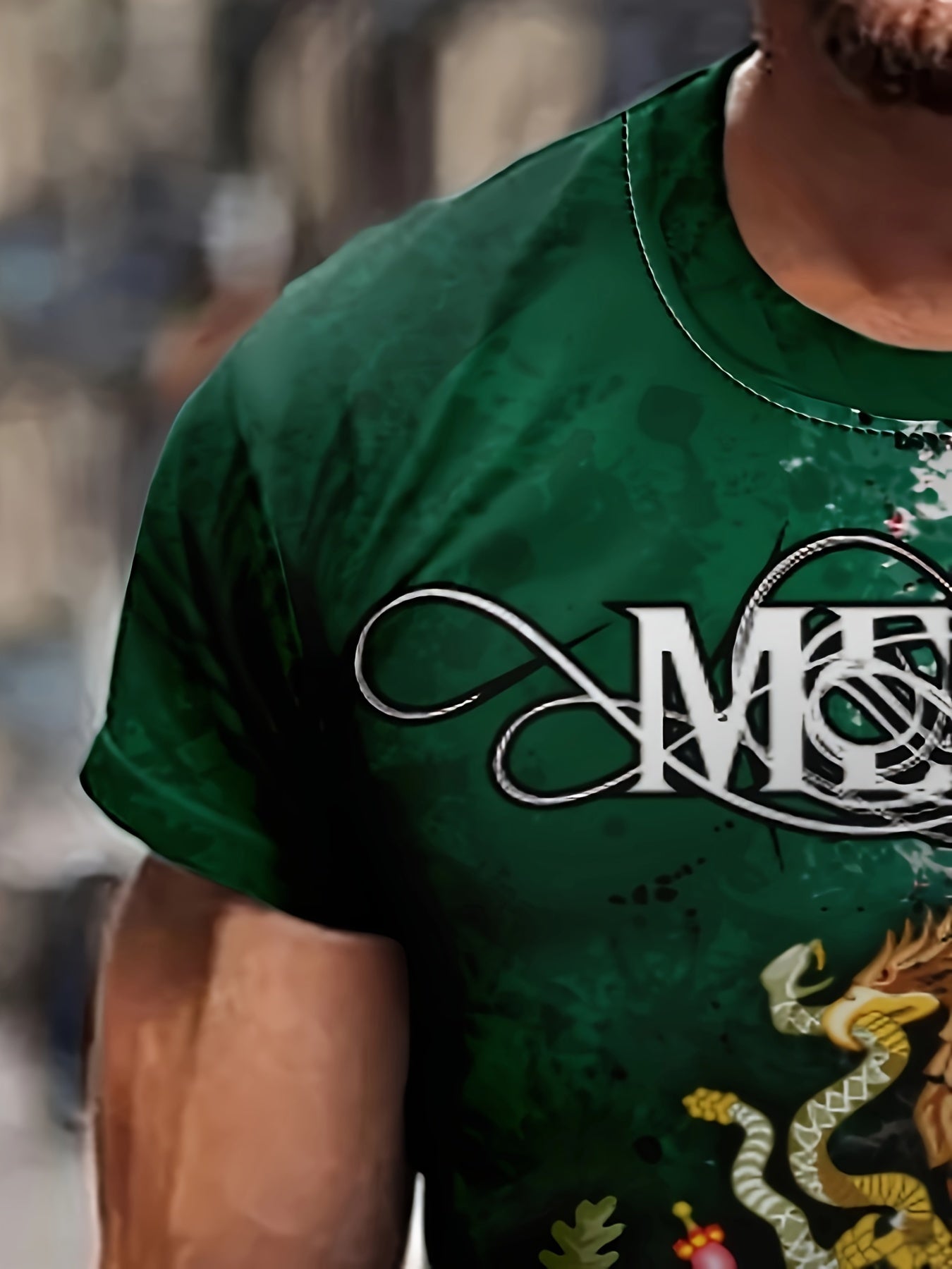 Mexico Eagle Pattern Print Men's Short Sleeve T-shirt Graphic Tee