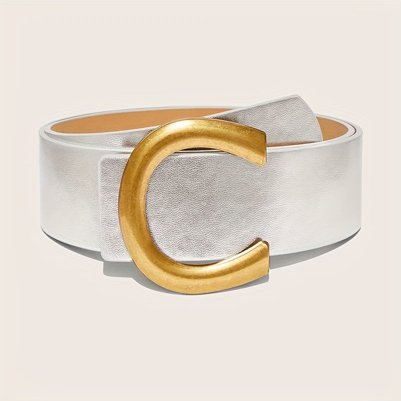 C Buckle Classic Belts Candy Wide Dress Belt