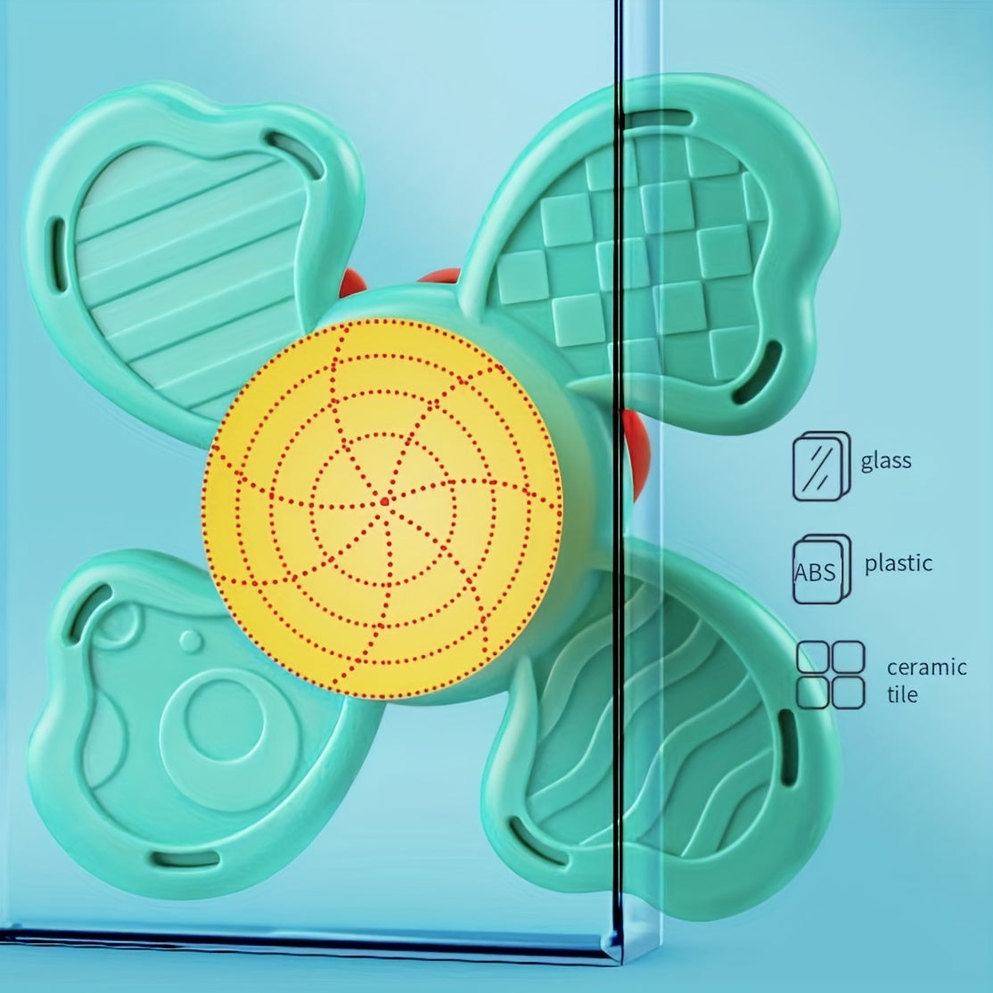 Adorable Animal Suction Cup Spinner Toy - Perfect Christmas Gift