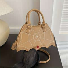 Gothic Bat Wing Novelty Bag Y2K Shoulder Purse for Halloween