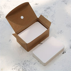 100pcs Blank Card Greeting Card Postcard Graffiti Bookmark