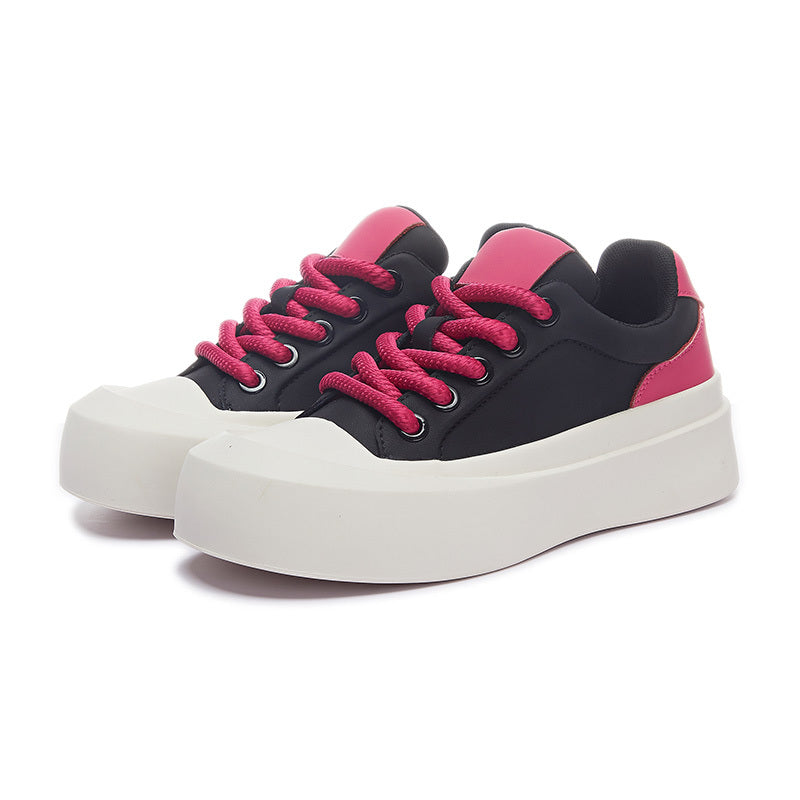 Women's Thick Bottom Skate Shoes Breathable Sport Shoes