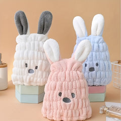 Rabbit Hair Drying Cap Strong Absorption Bath Cap