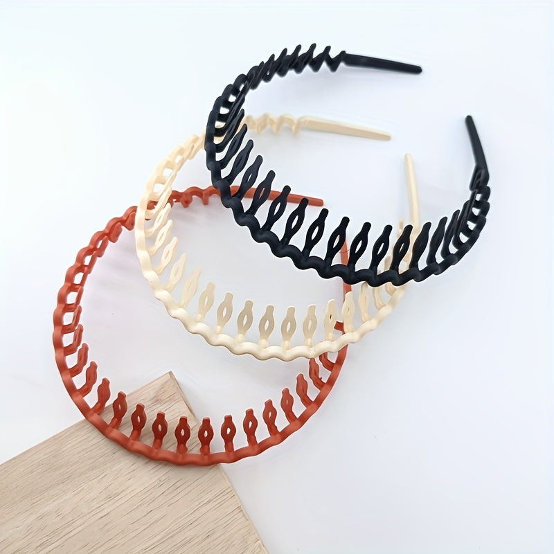 Non Slip Toothed Headband for Face Wash