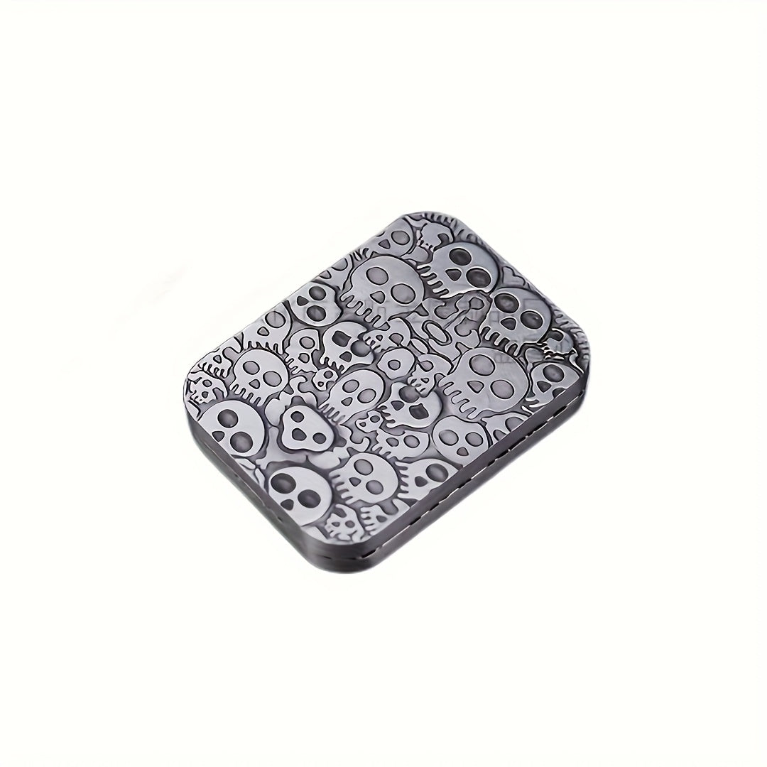 Metal Poker Decompression Slider Toy Relieve Stress Push Card