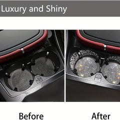 Bling Car Cup Holder Coaster - Universal Anti Slip Shockproof