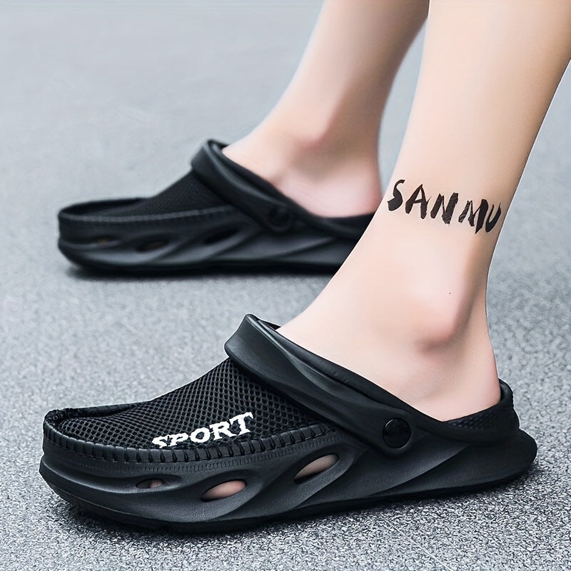 Men's Mesh Breathable Clogs Non Slip Garden Shoes