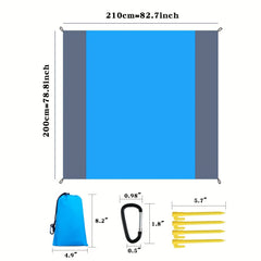 Sandproof Outdoor Blanket Waterproof Lightweight Mat 210 X 198