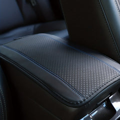 Car Armrest Mat Leather Double Line Non slip Armrest Cover