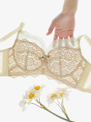 Women's Lace Ultra thin 3-breasted Bra Comfortable & Breathable