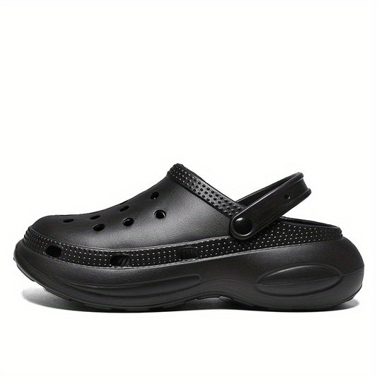 Men's Closed Toe Platform Clogs Outdoor Wear resistant Anti skid Beach Clogs