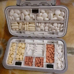 Maksut 16 Grid Pill Organizer Box Travel Medicine Storage Container