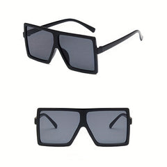 Punk Square Frame Sunglasses Sun Protection for Summer Holiday
