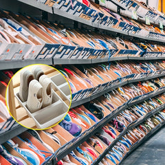 Plastic Shoe Storage Container for 3 Pairs of Shoes