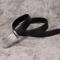 Men's Automatic Buckle Belt Business Casual Cowhide Belt