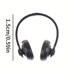 1:12 Dollhouse Miniatures Wireless Earphone Headphone Kids Gift