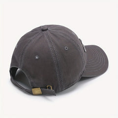 Classic Letter Patch Baseball Cap Unisex Vintage Dad Hats Lightweight Sunshade