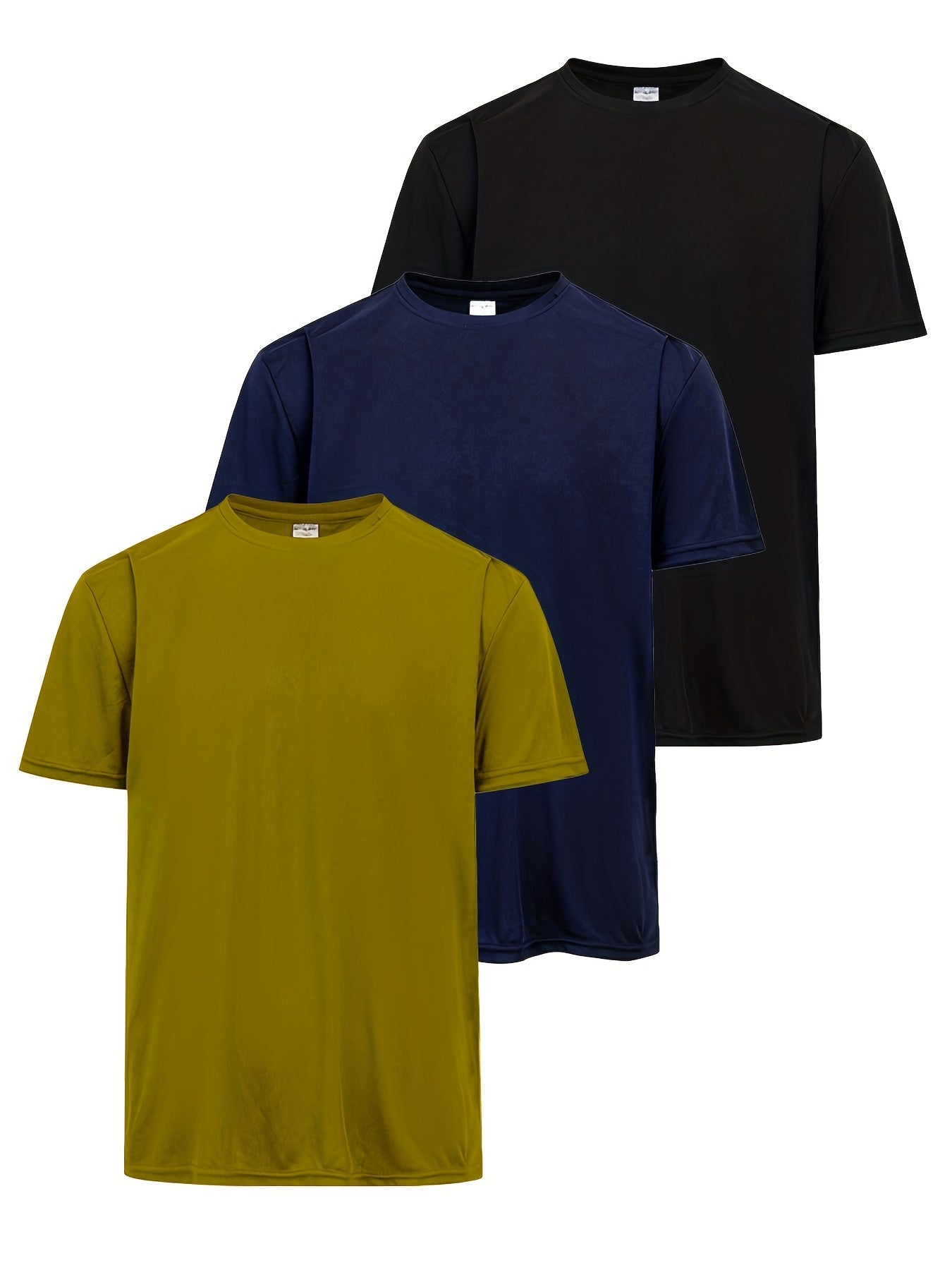 Men's Active T-Shirt - Breathable & Quick for Workouts