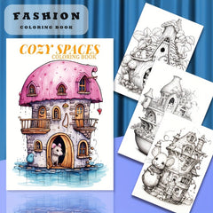 Deluxe Mouse Coloring Book 22 Pages Relaxing Art & Craft Activity
