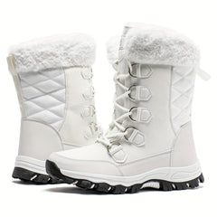 Women's Waterproof Snow Boots High Top Hiking Boots